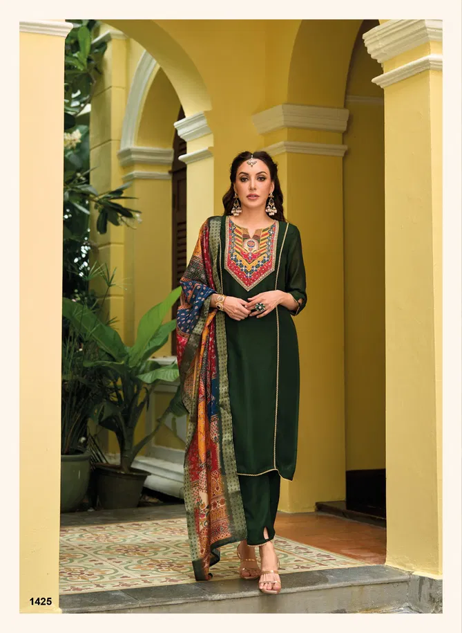 Zeenat By Lady Leela Printed Designer Kurti With Bottom Dupatta Wholesale Shop In Surat 